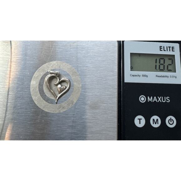 James Avery Sterling Silver Joy Of My Heart Charm 1.82G / 0.8in - Picture 5 of 5